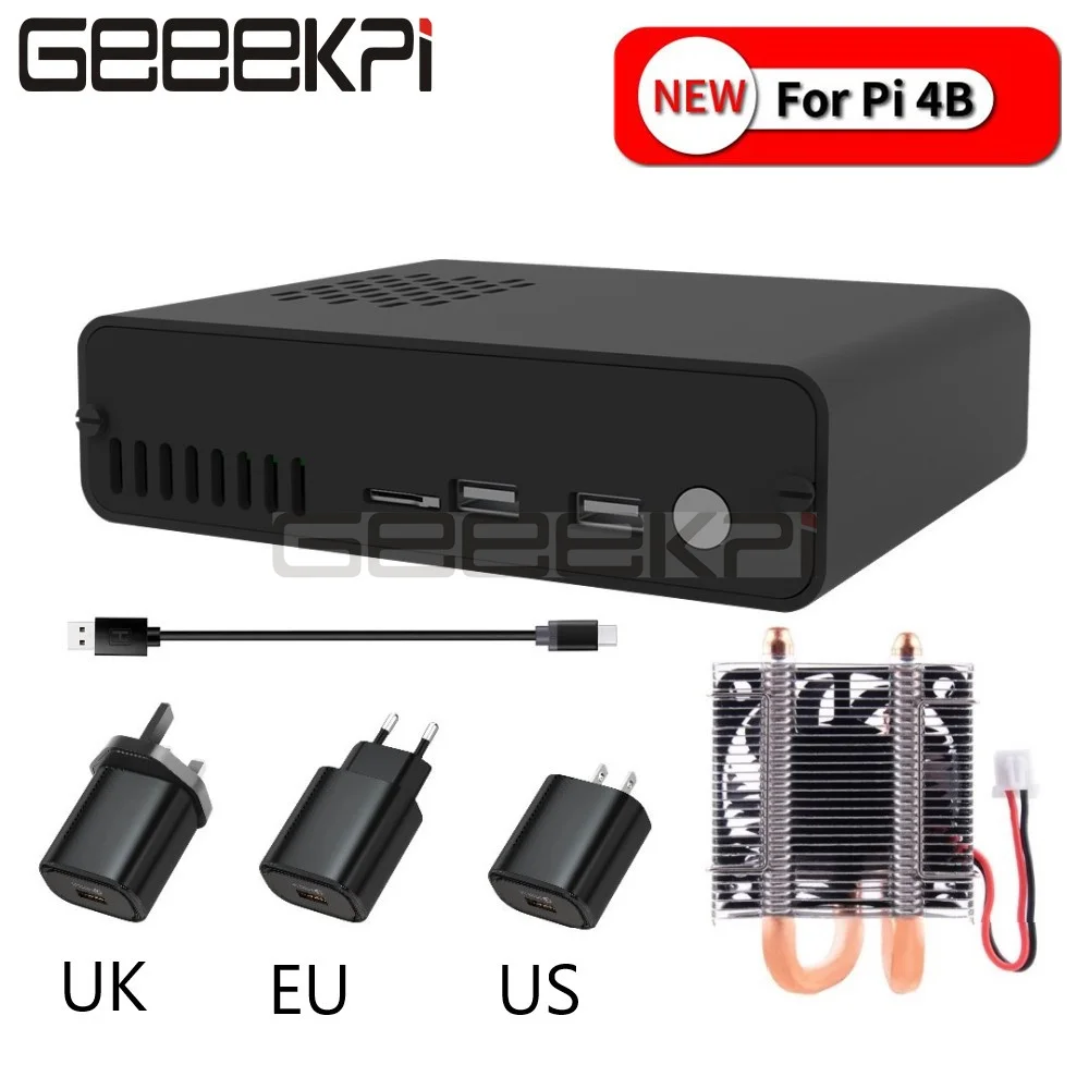 Настольная приставка DeskPi Pro в новом стиле чехол из алюминиевого сплава