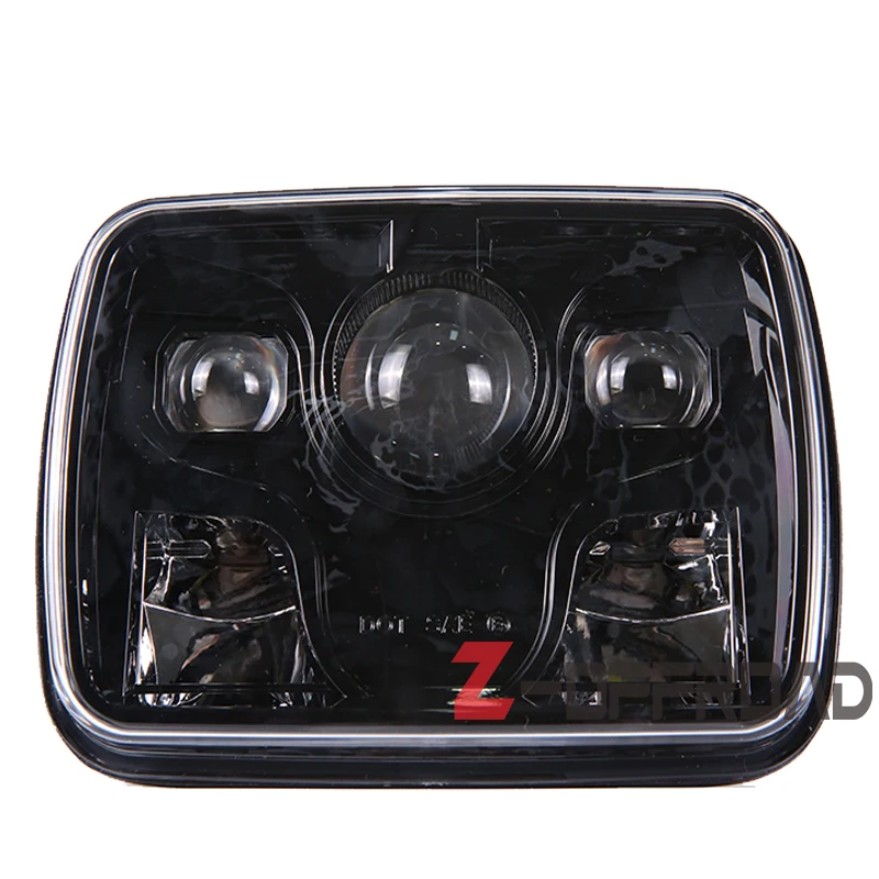 7x5 светодиодный фонарь с квадратными фарами 7x6 дюймов морской Светодиодный луч