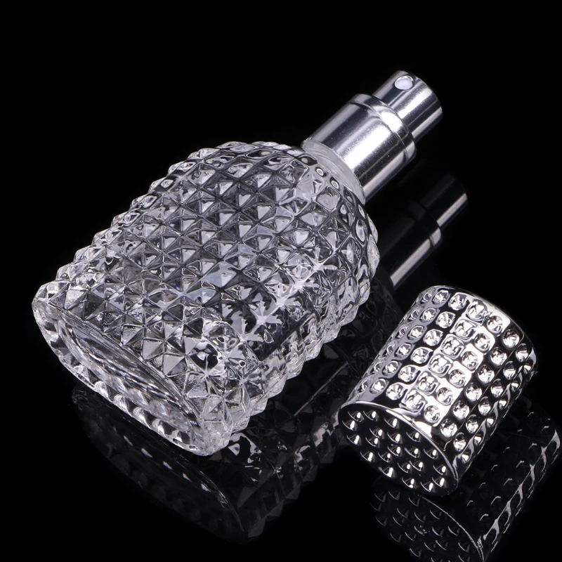 

New Style Pineapple Portable Glass Perfume Bottle With Spray Empty With Atomizer