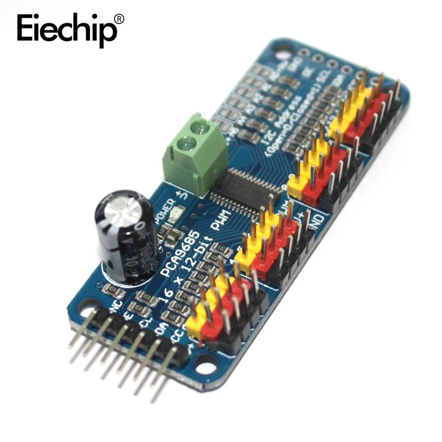 Модуль PCA9685 для arduino 16 каналов 12 бит PWM/серводвигатель интерфейс I2C Raspberry pi shield PWM