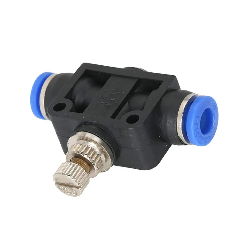 throttle valve SA 4-12mm Air Flow Speed Control Valve Tube Water Hose Pneumatic Push In Fittings | Обустройство дома