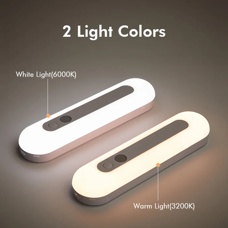 motion sensor led light usb rechargeable wardrobe lamp with sensor under cabinet light indoor toilet bedroom kitchen night light free global shipping