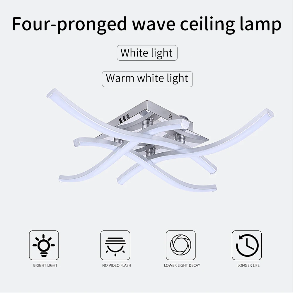 Современная люстра 18 Вт/24 Вт ночсветильник в форме раздвойки потолочный