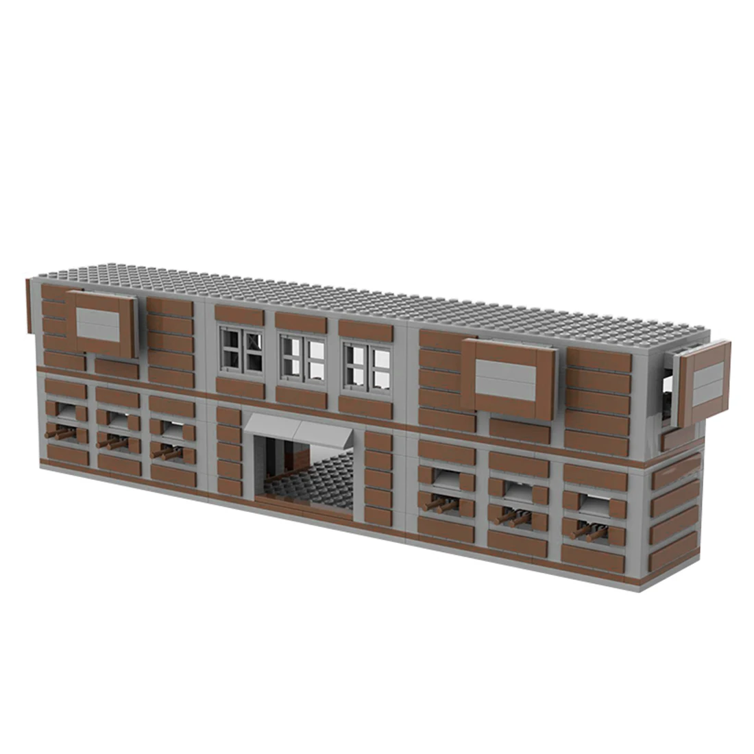 

682 шт., Детский конструктор MOC «Военные сцены»