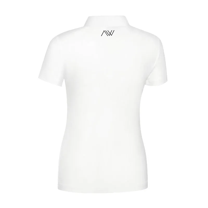 Женские рубашки поло для гольфа с коротким рукавом и заклепками Защита от УФ