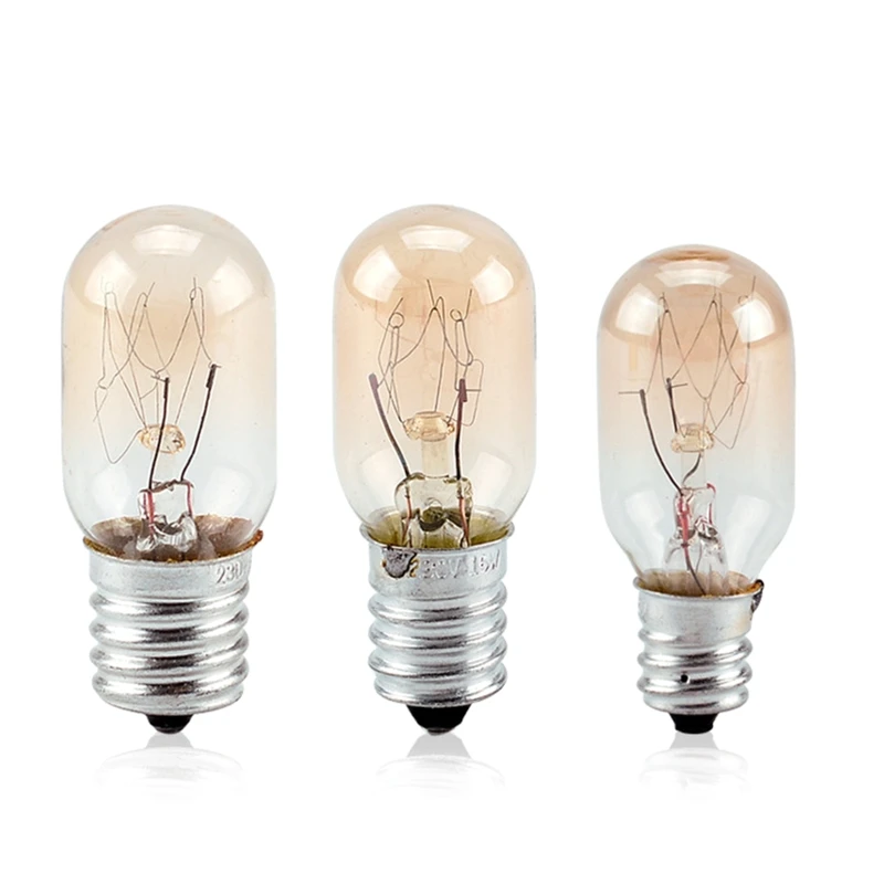 

2022 New Appliance Bulb E12 Fridge Microwave Oven Light Bulb for Refrigerator Range Hood High Temperature Resistance