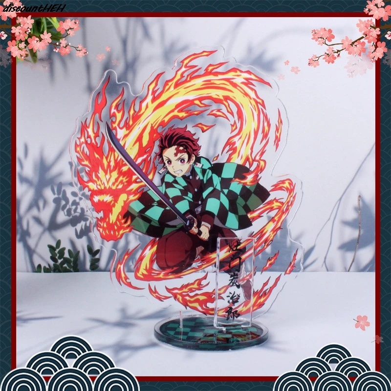 

Hot Anime Demon Slayer: Kimetsu no Yaiba Acrylic Stand Model Nezuko Zenitsu Anime Figure Decoration Action Figure Plate For Gift