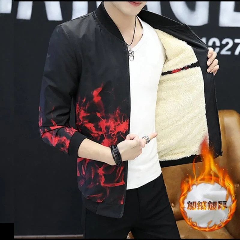 Модные готические высокие вязаные размера плюс мужская кожаная куртка с длинным