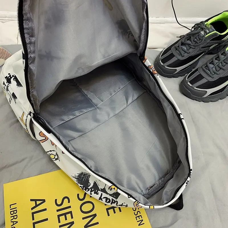 

Fashion Graffiti Backpack For Women Large Capacity Waterproof Leisure Or Travel Bag Cute Cartoon School Bag for Teenage Girls