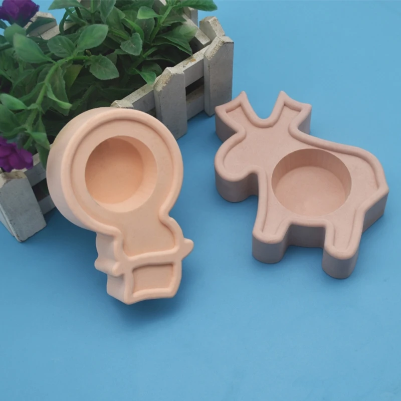 

Christmas Candlestick Epoxy Resin Mold Candle Holder Silicone Mould DIY Crafts Jewelry Home Decorations Casting Tools