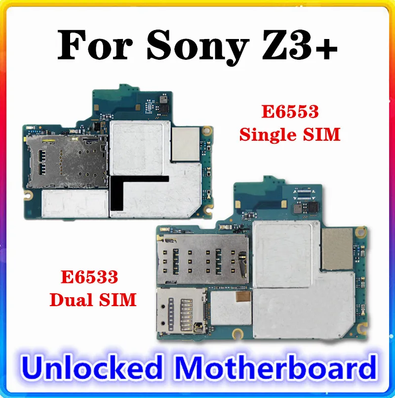 Для Sony Xperia Z3 + E6533 E6553 материнская плата чистая Android OS полный тест логическая с