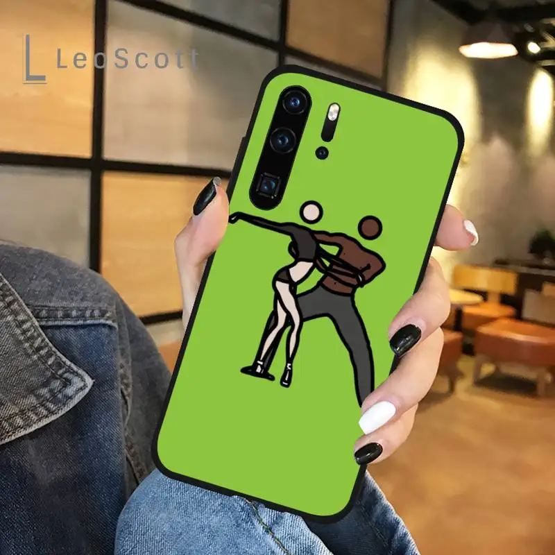 

Abstract minimalist ballet Phone Cases For Huawei honor Mate P 9 10 20 30 40 Pro 10i 7 8 a x Lite nova 5t