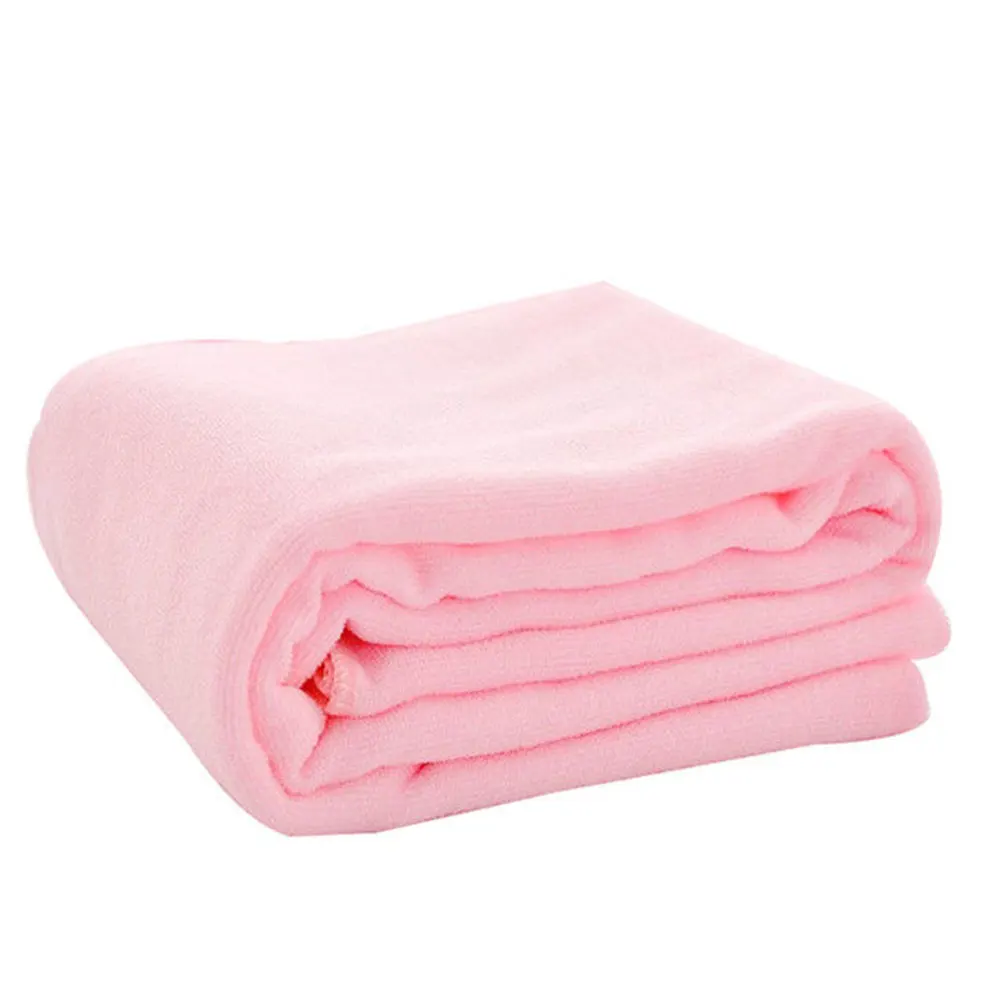 Pink Автомойка 6 цветов, сухая мойка для волос, полотенце для душа, впитывающее мягкое полотенце микрофибра 30*60 см, тряпка для ванной, модная, многоцветная - Цвет: Pink