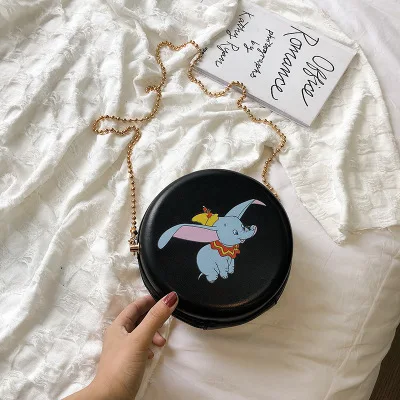 Дисней Дамбо мультфильм женская сумка через плечо из искусственной кожи Женская