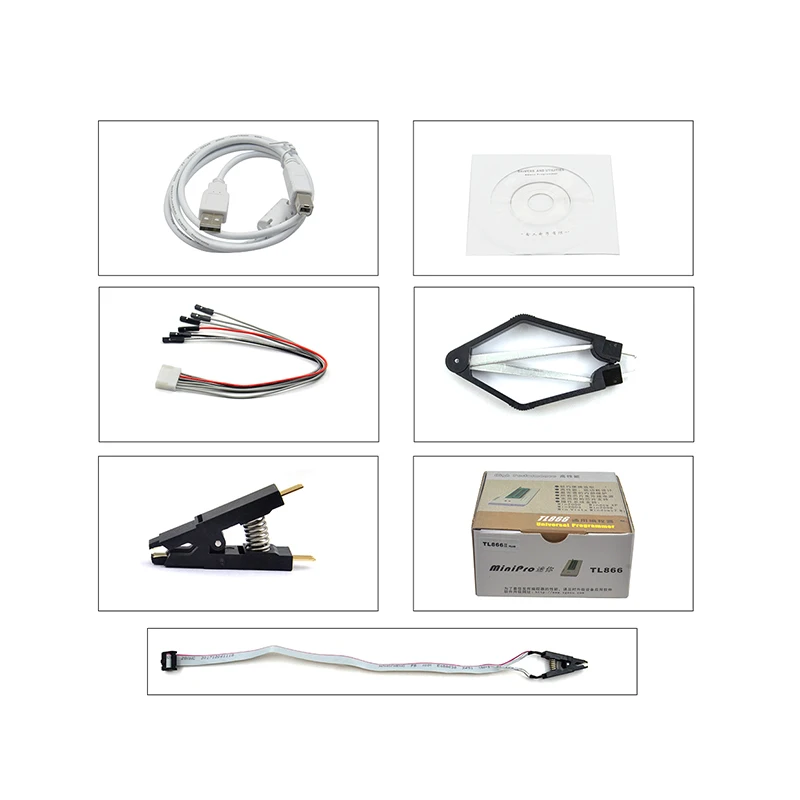 Программатор Minipro V8.51 TL866II Plus оригинальный универсальный программатор OBD2 + 37