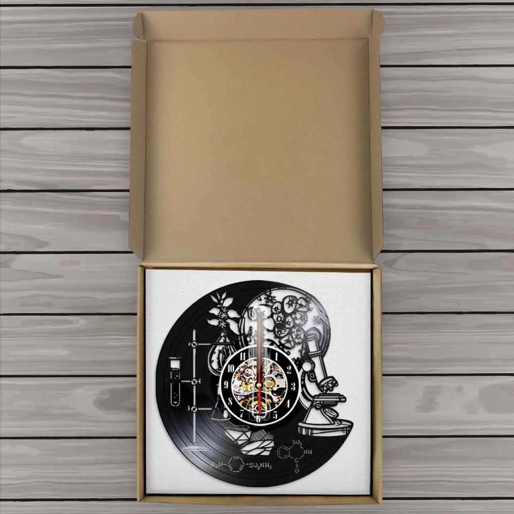 Инструменты для химии лаборатория Настенный декор виниловая запись настенные