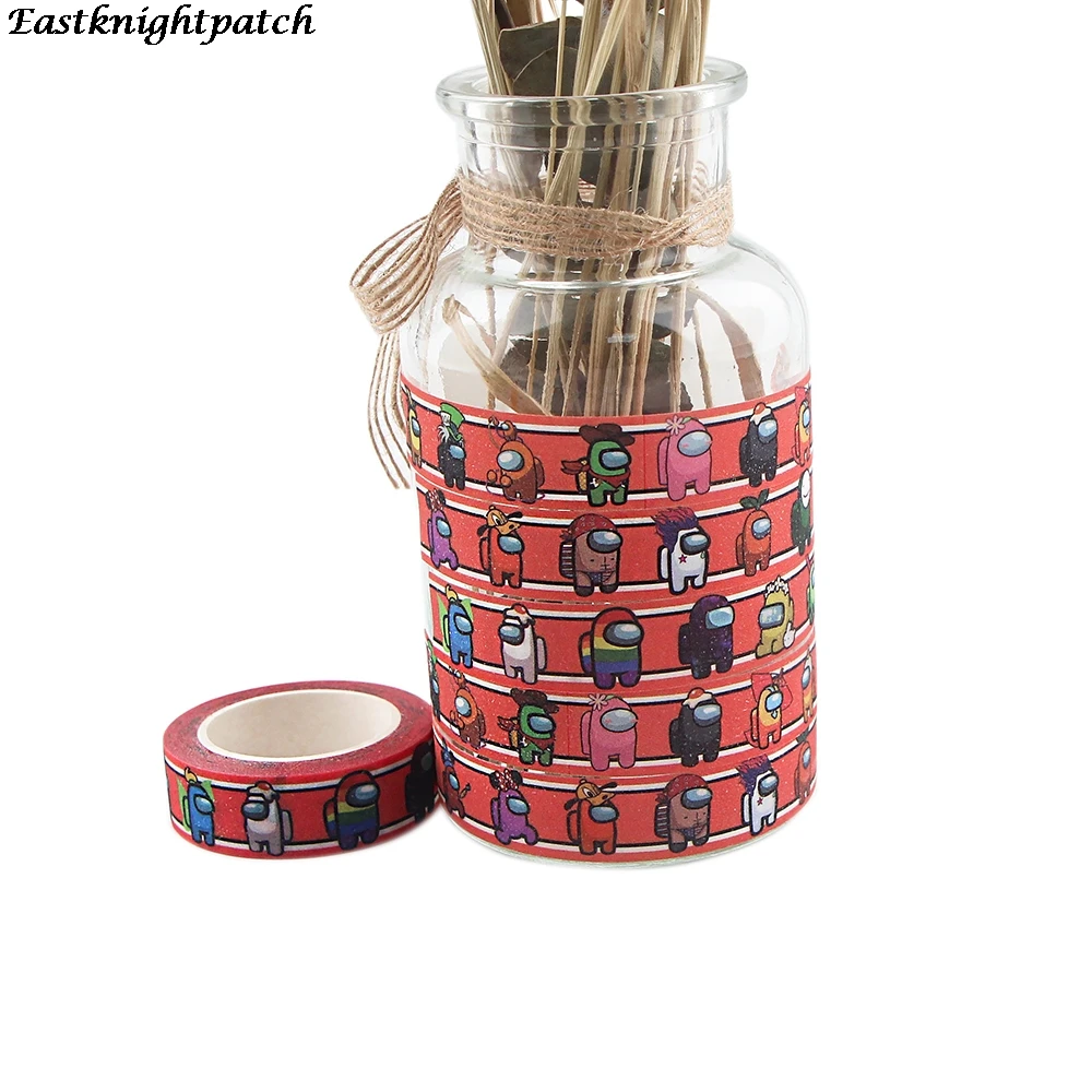 E2505 мультфильм печать лента Washi рукоделие изоляционная Симпатичный робот