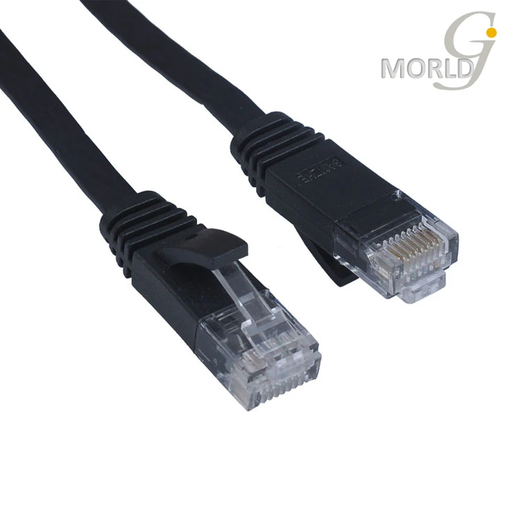 Кабельный кабель Cat6 плоский для локальной сети UTP RJ45 сетевой Соединительный шнур