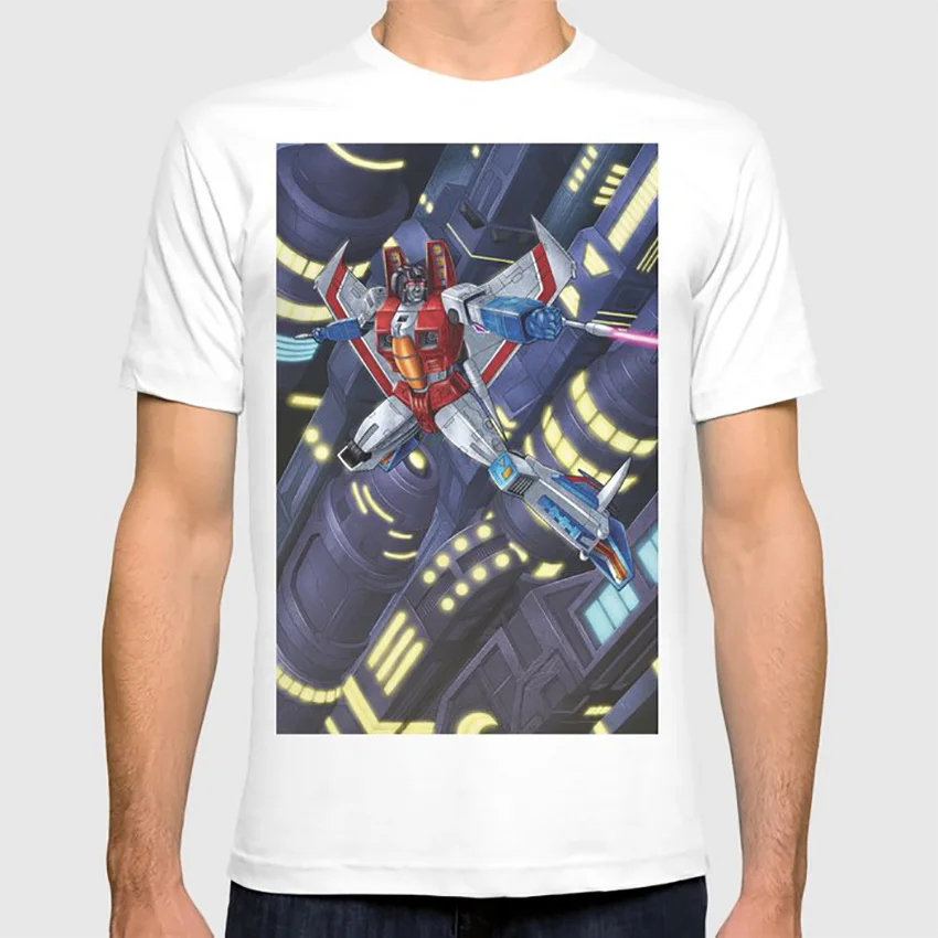 Футболка с изображением экрана декаптикон Звездный крик Кибертрон истребители