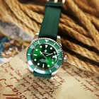 GIV водонепроницаемые часы автоматические часы японский механизм вращения ободок Sillicone Реплика Waterghost