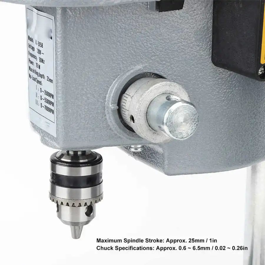 Сверлильный станок электрическая настольная мини дрель 150 Вт с регулируемой