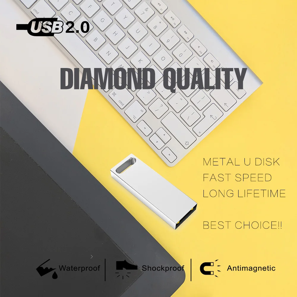Металлическая мини-новая Флешка для Ford U диск Автомобильный ключ usb флэш-накопитель 8 ГБ 16 ГБ 32 ГБ 64 Гб 128 ГБ Горячая мини-Прыжок водонепроницаемый