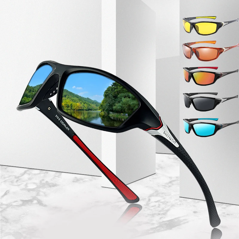

Luxury Polarized Sunglasses One Piece Fishing Classic Sun Glasses Men's Driving Shades Male sunglass Vintage Travel sunglass