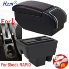 Подлокотник для Skoda RAPID, центральный подлокотник для Volkswagen Polo 2020, автомобильные аксессуары, интерьер USB