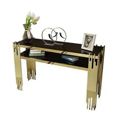 

Factory direct selling, hot selling in Europe and the United States, modern luxury gold Porch desk