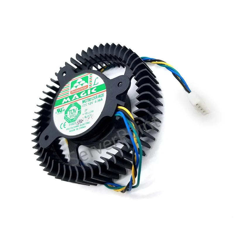 

Genuine for MGT8012XR-W20 12V 0.36A 4 wires 4 pins vga fan graphics card cooler