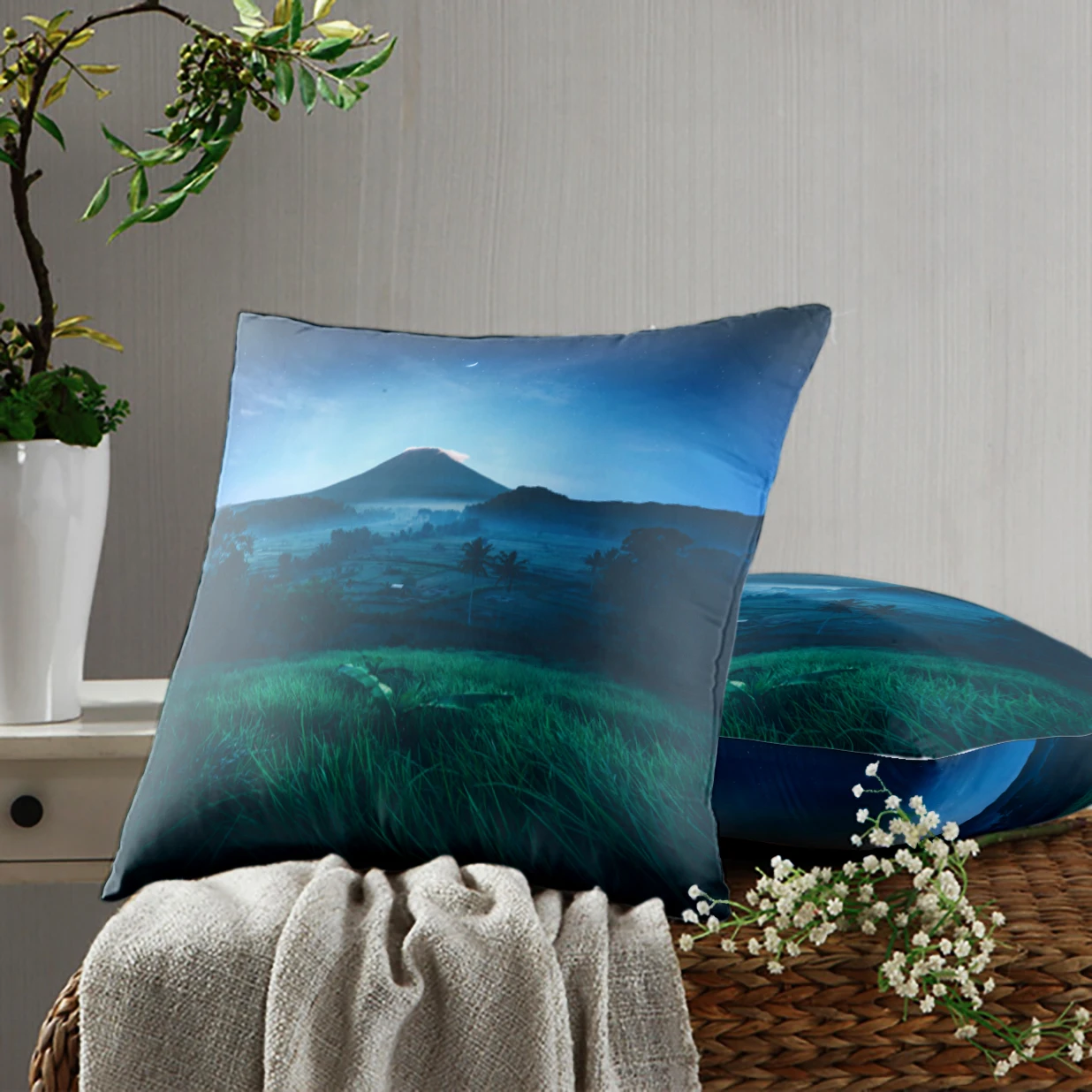 

Field Pillow Case Decoration Sofa Cushion Pillow Case Bed Pillow Case Home Decoration Car Pillow Case