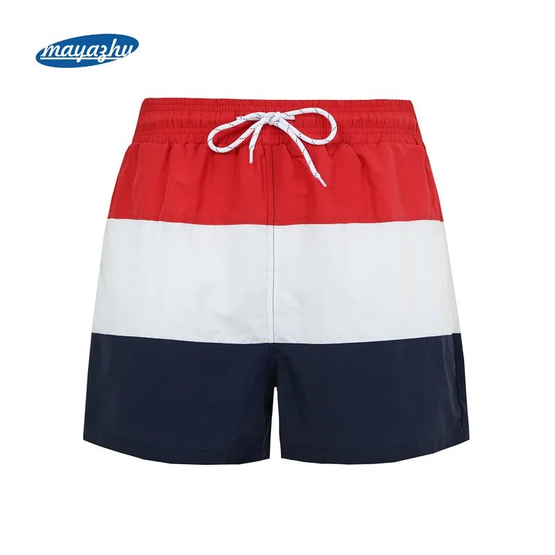 

Для мужчин пляжные штаны для быстросохнущие три четверти плавки Для мужчин неловко Горячая весна пляжный курорт Шорты