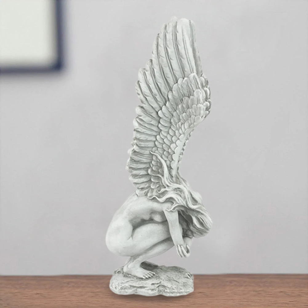 

Реалистичная практичная полимерная поделка, демонстрационная форма, имитация забавного мини-ангела, температура карлика, статуэтка, садов...