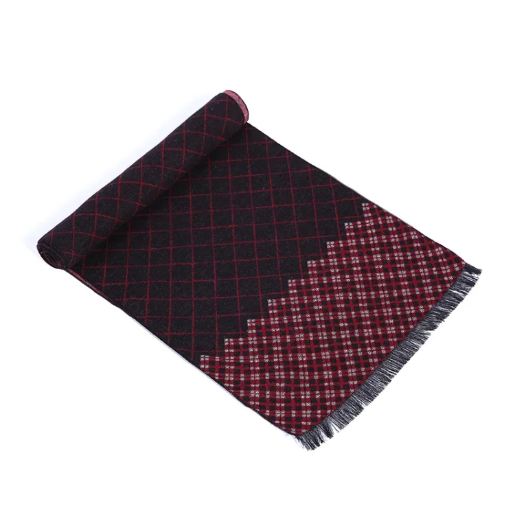 Прямая поставка 2020 мужской зимний шарф роскошный брендовый клетчатый