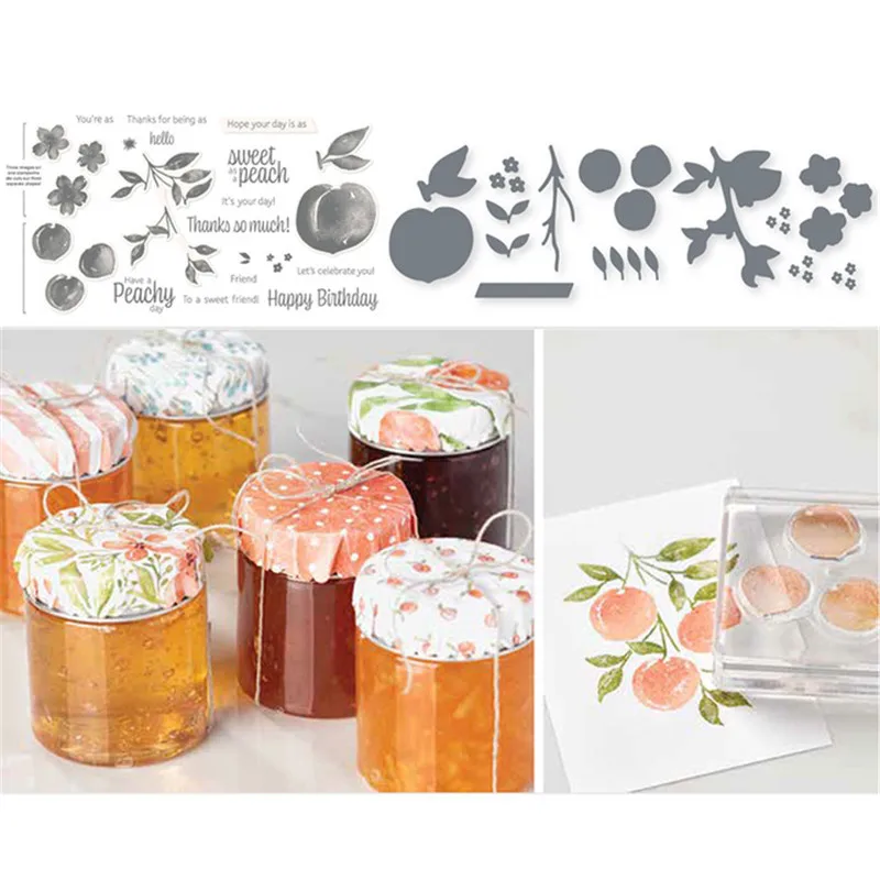 

FRUIT Metal Cutting Dies and Stamps Stencil Templates for Diy Scrapbooking Album Paper Card Making Embossing Dies New 2021