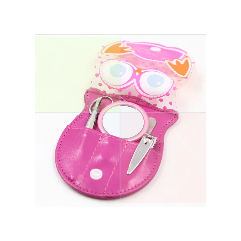 5 в 1 случайный Цвет Сова Форма дешевые для ухода за ногтями Маникюрный педикюрный