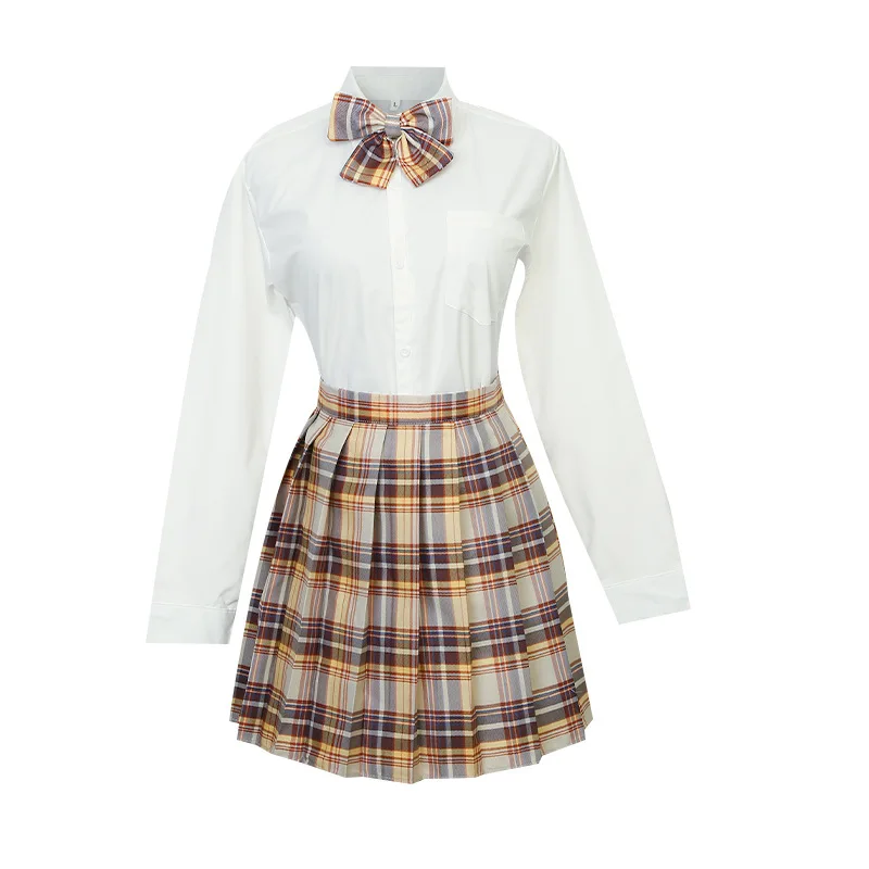 

HSMG XS-3XL Plaid Summer Women Skirt 2021 High Waist Stitching Student Pleated Skirts Women Cute Sweet Girls Dance Mini Skirt