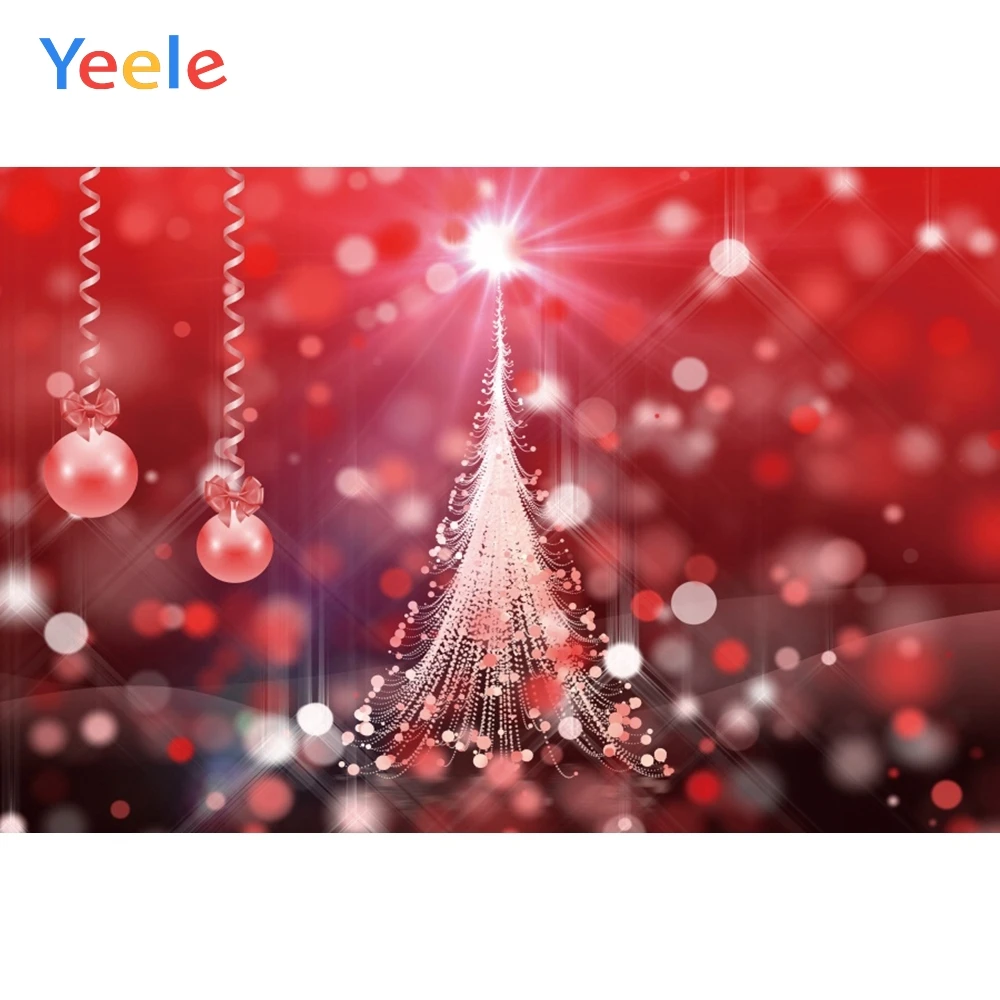 Yeele рождественские фотообои Bokeh огни сосновые шары фоны для фотосъемки