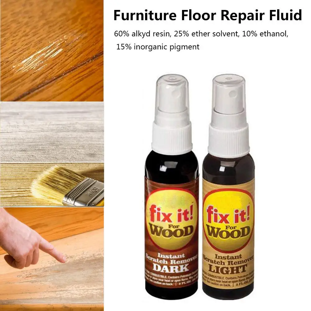 

2pcs/set Furniture Floor Repair Wax Painting Pen Scratch Repair Agent Glazing Waxing 2th Generation For Wooden Table Bed Floor