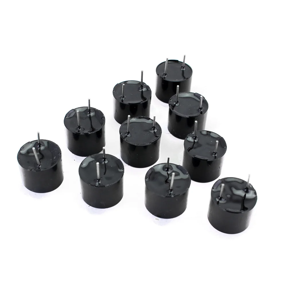 10pcs/set 5V Active Buzzer kit Magnetic Long Continous Beep Tone Alarm Ringer 12mm Mini Piezo Buzzers Fit For Arduino Diy | Электронные