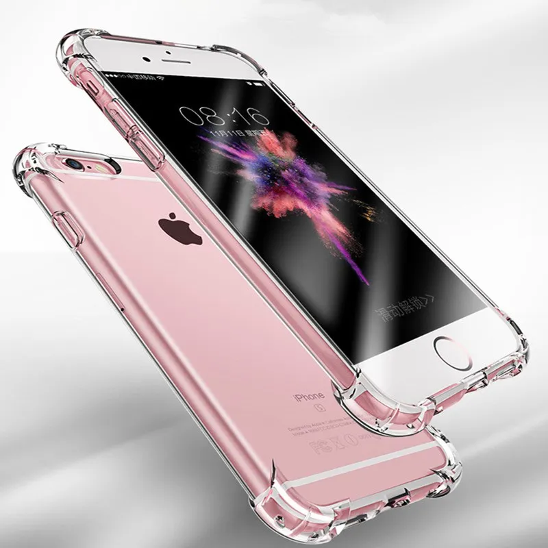 Прозрачный чехол для телефона с кристаллами iPhone 11 Pro X XR XS Max 8 7 6 6s Plus мягкий