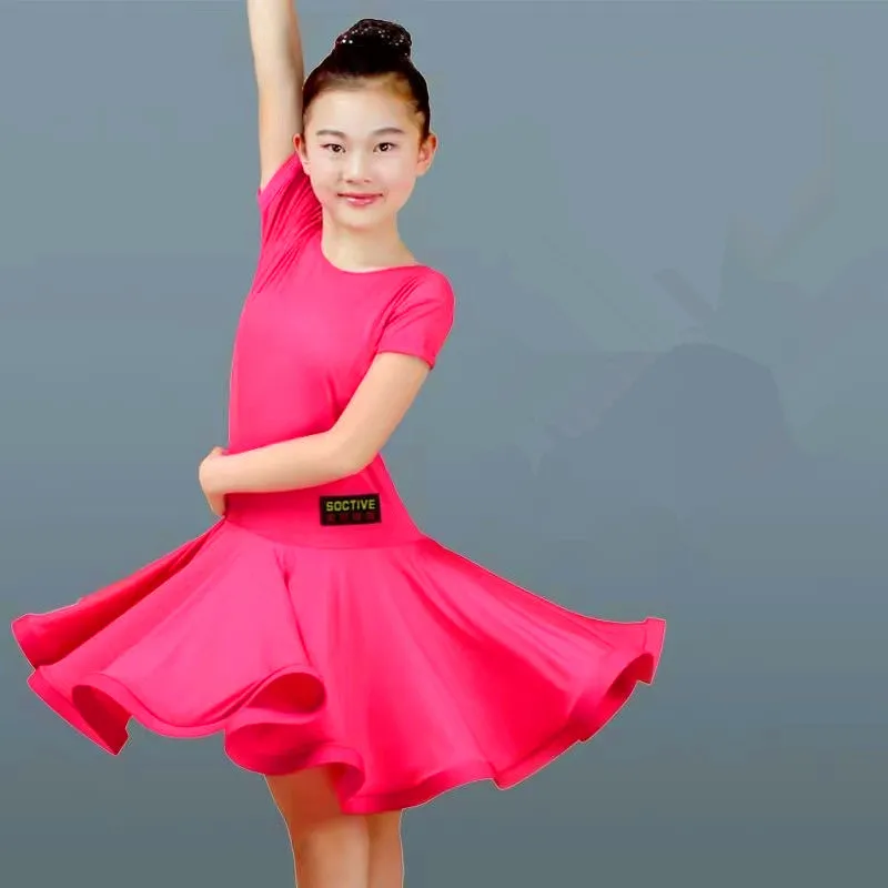 Детское платье для латинских танцев девочек бальных Детские стандартные платья