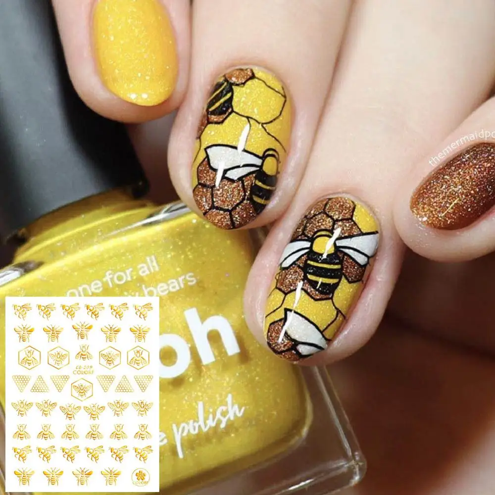 

CB-209 CA-615-197-198 bees bug стикеры 3d на ногти nail art decal шаблон diy nail tool Decoration