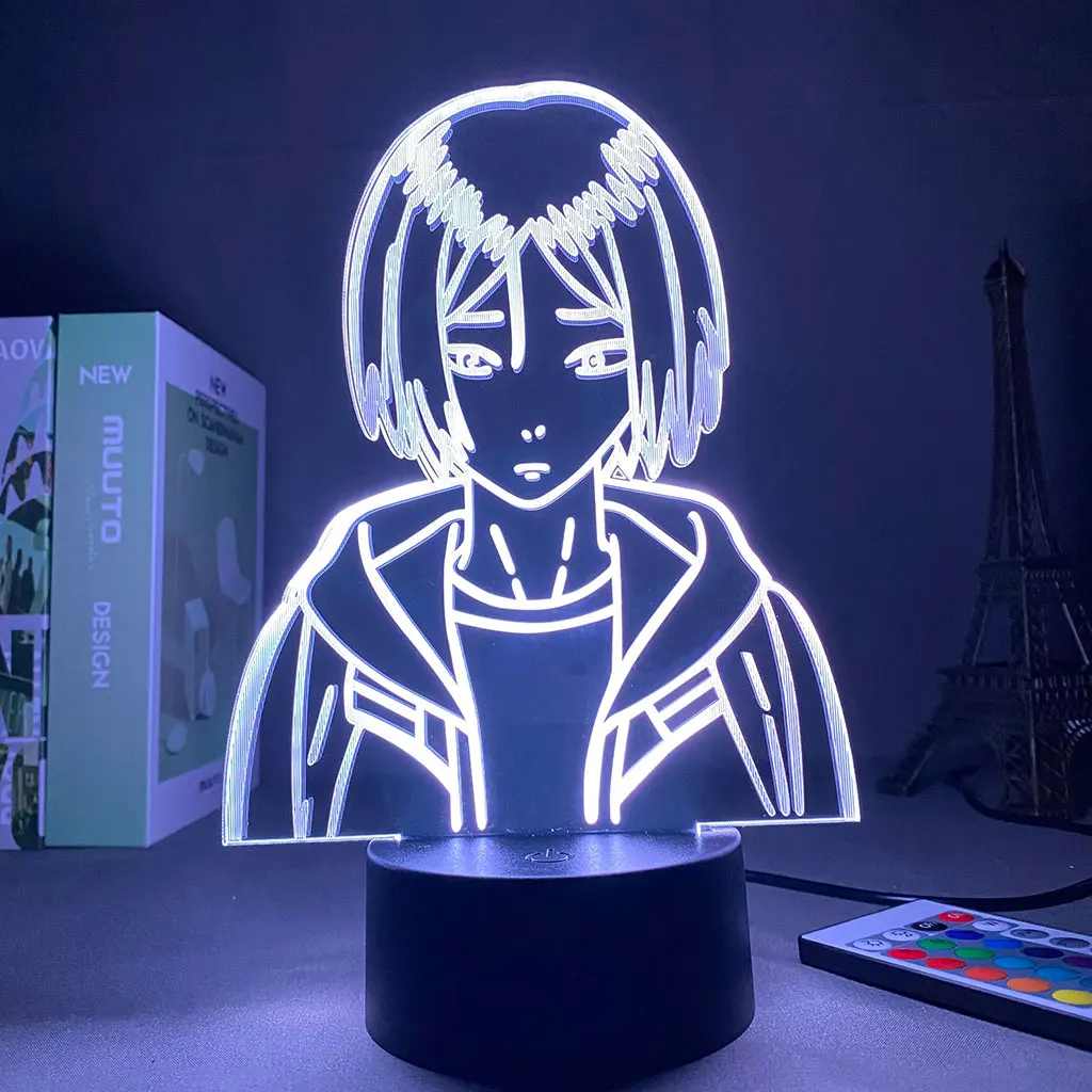 

3D Lamp Anime Figure Haikyuu Kenma Kozume Volleyball USB Light Night Light For ChildrenValentines Day Gift