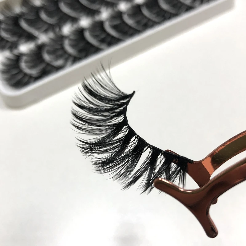 

Tongwin 10pairs Faux Cils Mink Lashes Volume Maquiagem False Eyelashes Makeup Beauty Tools