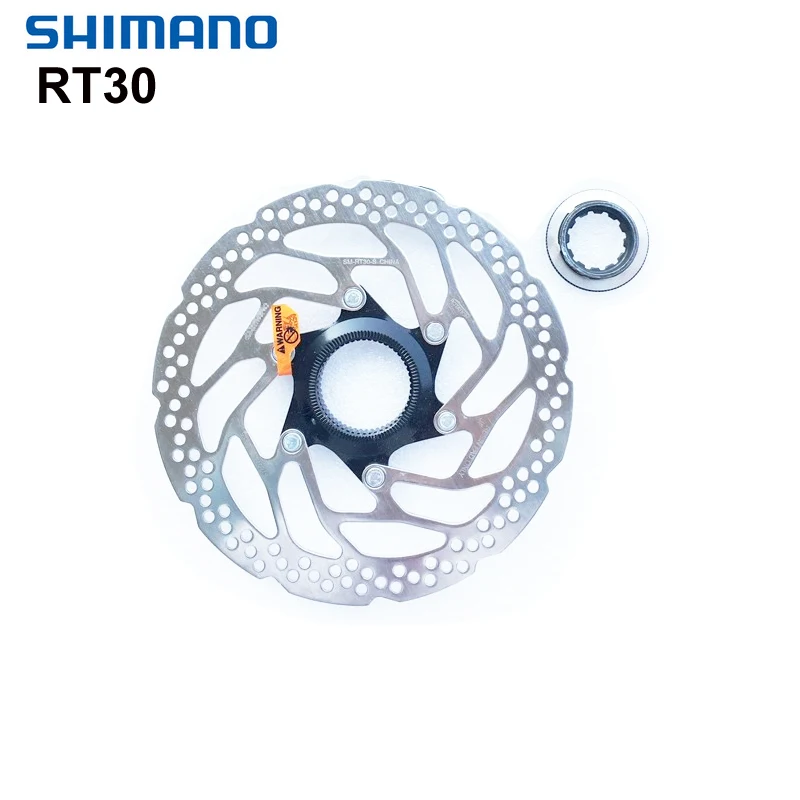 Тормозной ротор Shimano SM RT30 центральный тормозной для горного велосипеда MTB 180 мм/160
