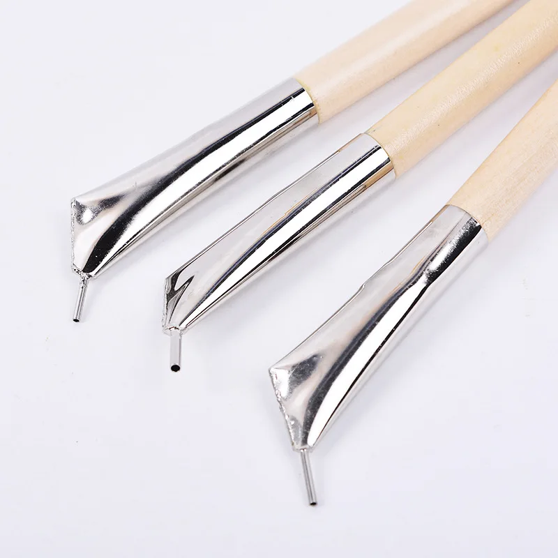 3 шт./компл. ручная гравировка Традиционная ручка миао батик изготовление