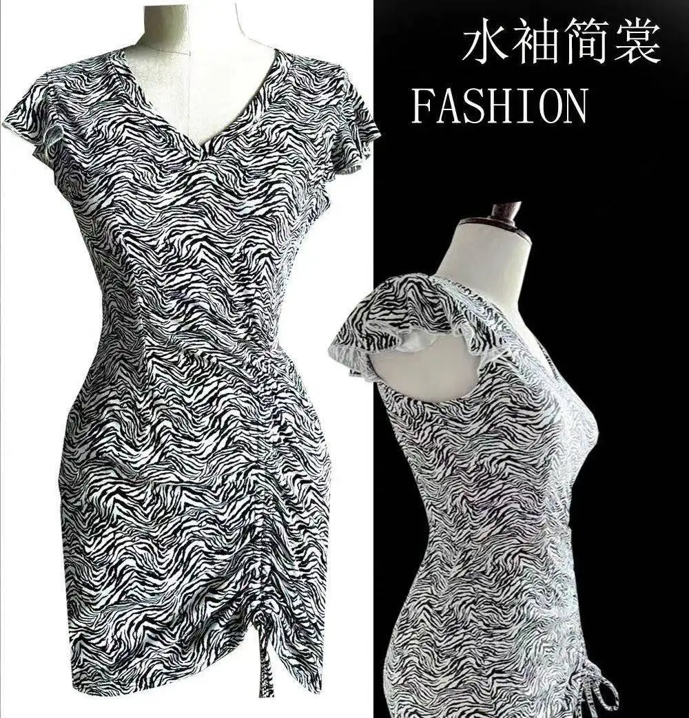 

2021 new sexy women's tight fashion dress slim figure women's dress
