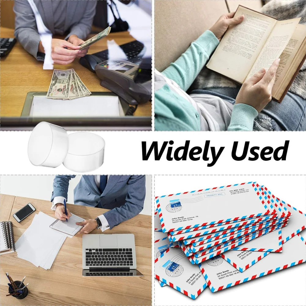 

2pcs Fingertip Wet Moistener Sponge Cup Moistener Finger Cash Counting Tool