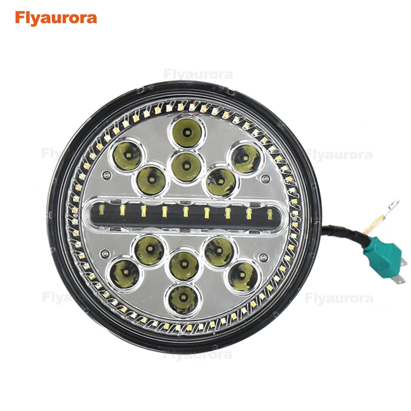 2 шт 7 дюймов светодиодные фары &quotфара мотоцикла светодиодный задний фонарь с DRL